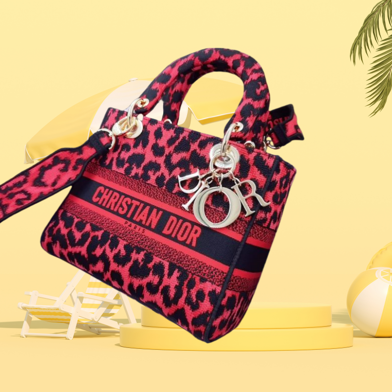 New Pattern Red Leopard Light Gold