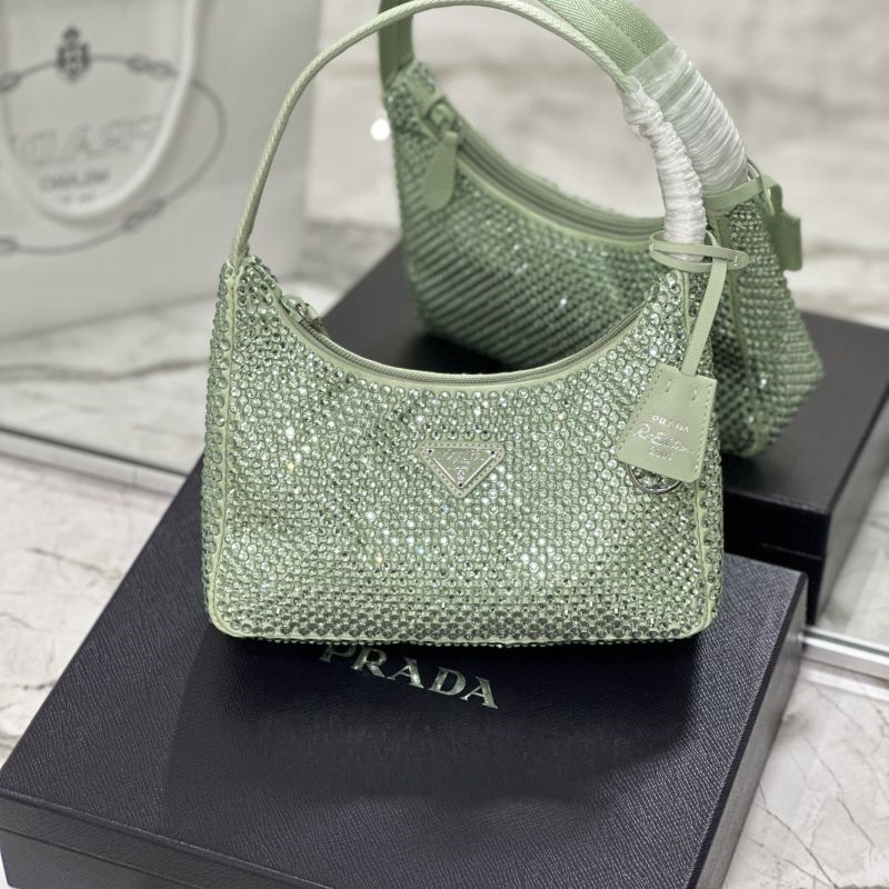 Hobo Underarm Bag with Diamonds 1NE515