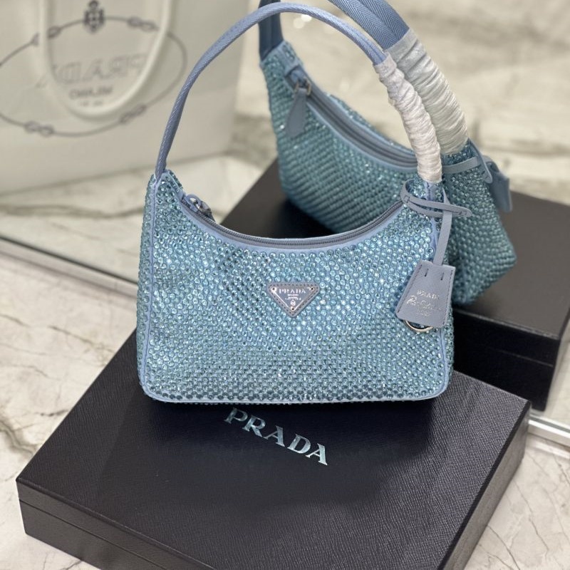 Hobo Underarm Bag with Diamonds 1NE515